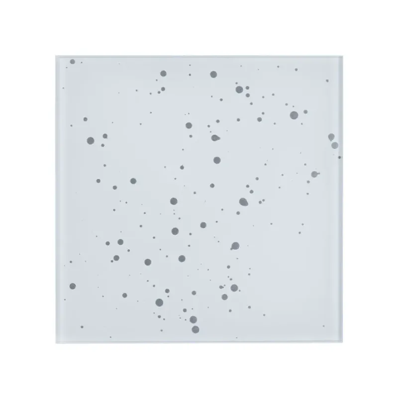 Designer avtrekksvifte MMP Ø100, 169 m³/t, glass, hvit og sølv