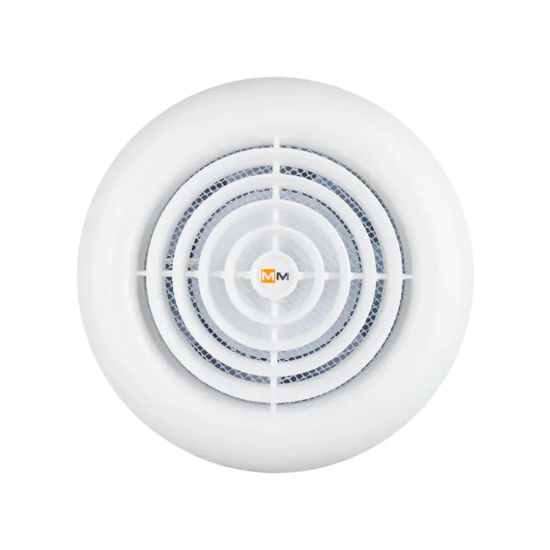 Avtrekksvifte MM sirkel hvit 105m³/t